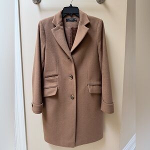 Lauren by Ralph Lauren wool camel color  car coat